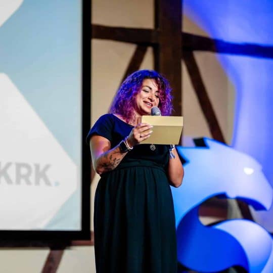 Ewelina Podrez-Siama Ewelina Podrez-Siama on stage at semKRK